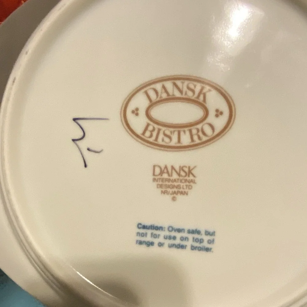 2 Vintage Dansk Bistro Maribo Oval Au Gratin Casserole Baking Dish Berries Japan